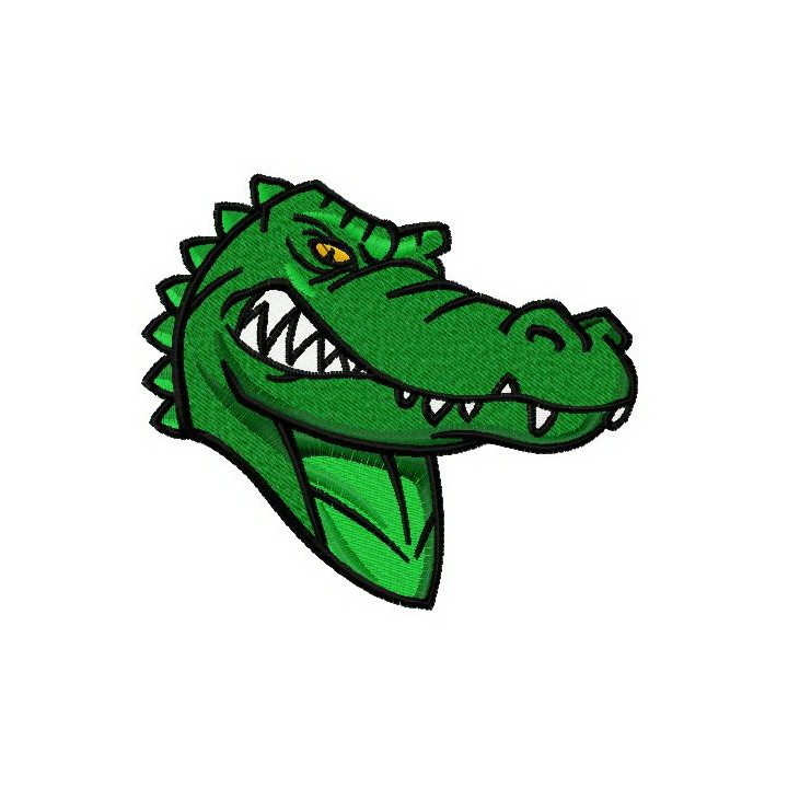 Crocodile 3 embroidery design - Embroidery Design
