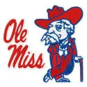 Ole Miss Rebels logo 3 embroidery design featuring the iconic emblem for stitching on apparel and accessories.