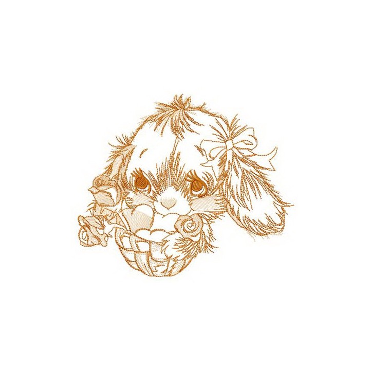 Present for Valentine's day embroidery design - Embroidery Design