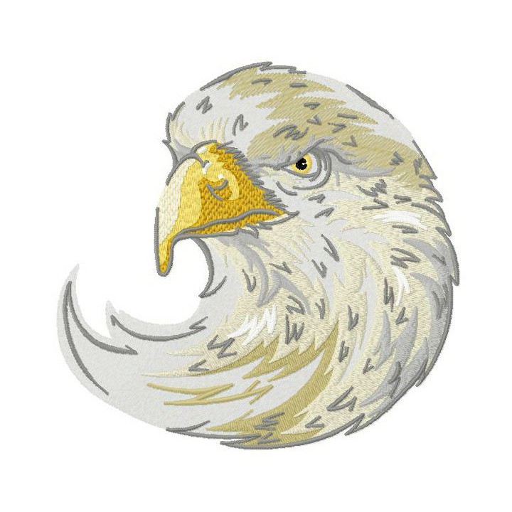 Bald Eagle embroidery design - Embroidery Design