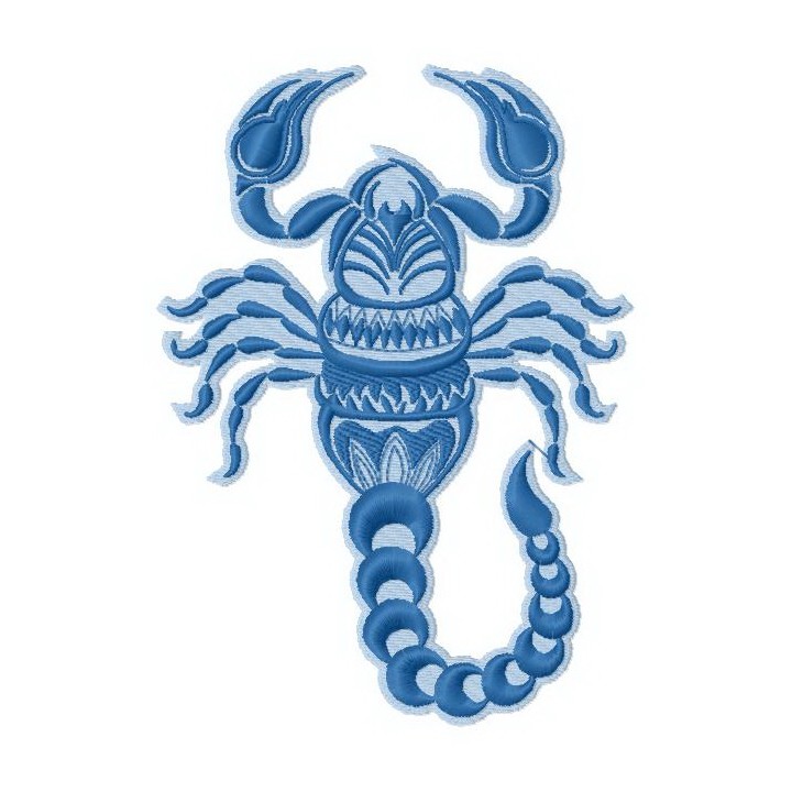 Scorpion embroidery design - Embroidery Design