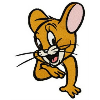 Shy Jerry embroidery design - Embroidery Design
