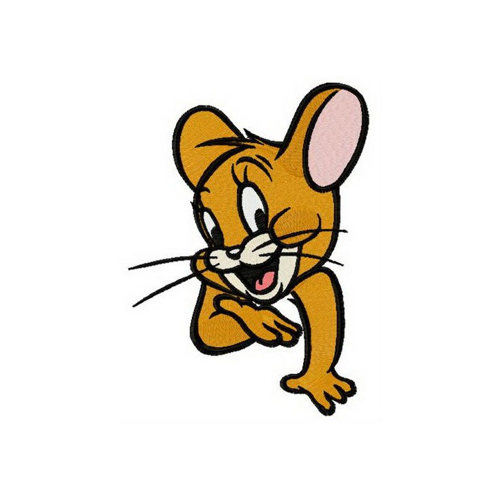 Shy Jerry embroidery design - Embroidery Design