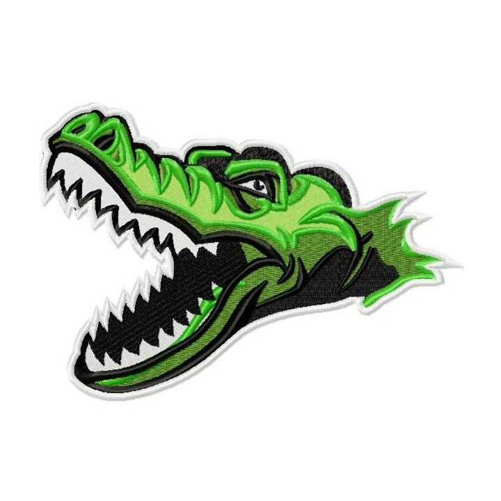 Crocodile 5 embroidery design - Embroidery Design
