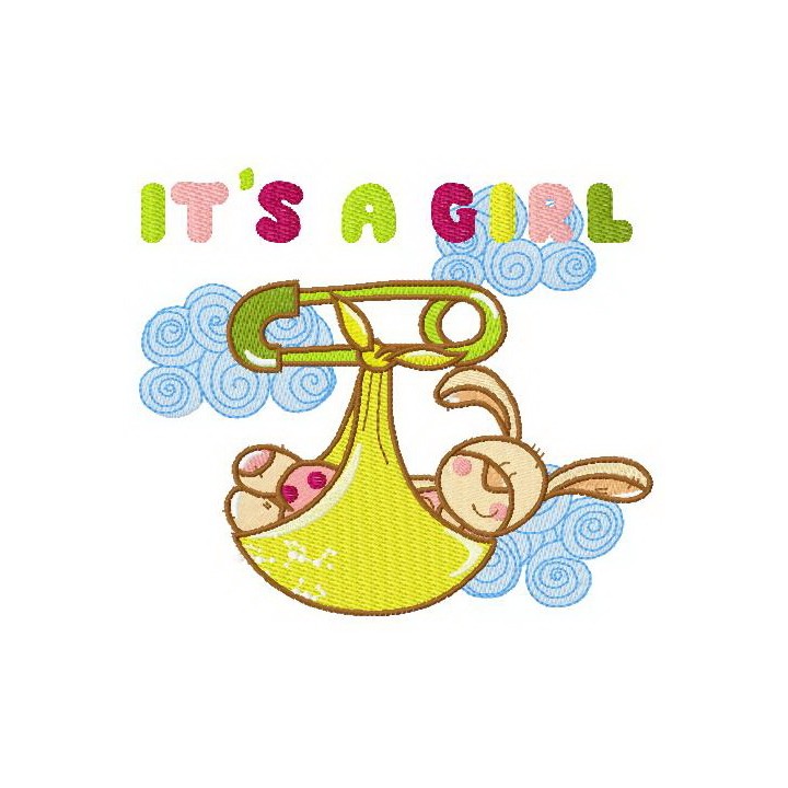 It's a girl embroidery design - Embroidery Design