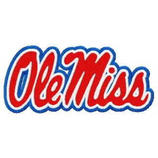 Ole Miss Rebels alternative logo embroidery design - Embroidery Design