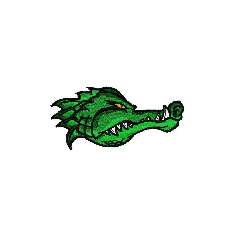 Crocodile 2 embroidery design showcasing a detailed stitched motif from the African Animals collection.