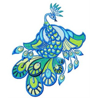 Peacock 2 embroidery design - Embroidery Design