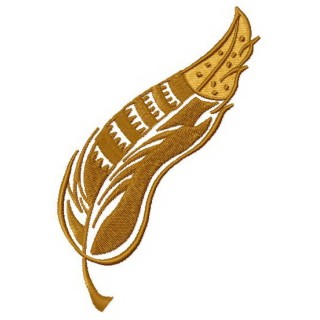 Feather 10 embroidery design - Embroidery Design