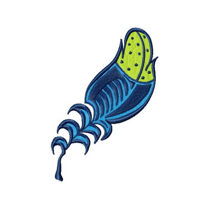 Feather 9 embroidery design - Embroidery Design
