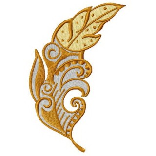 Feather 7 embroidery design - Embroidery Design