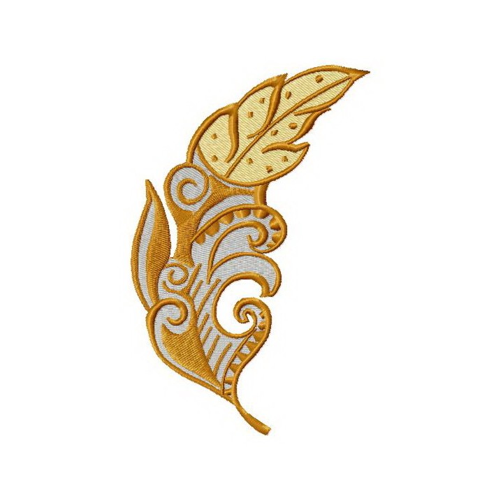 Feather 7 embroidery design - Embroidery Design