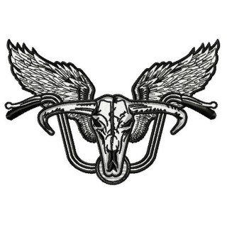 Biker's wings 3 embroidery design - Embroidery Design