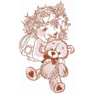 The best friend ever embroidery design - Embroidery Design