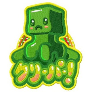 Creeper 2 embroidery design - Embroidery Design