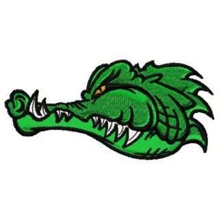 Crocodile embroidery design - Embroidery Design