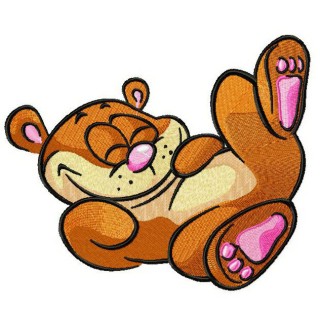 Glad hamster 2 embroidery design - Embroidery Design