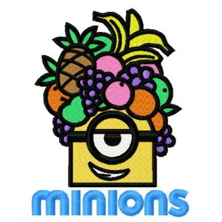 Tropical Minion 2 embroidery design - Embroidery Design