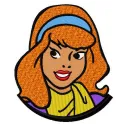 Preview of Daphne Blake 3 embroidery design featuring a fun Scooby Doo motif, ideal for creative stitching projects.