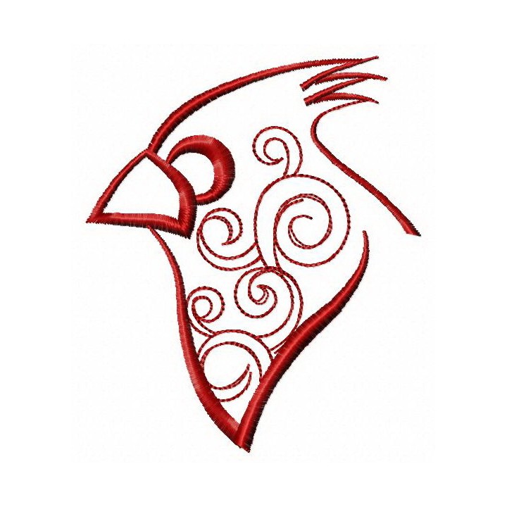 Redbird embroidery design - Embroidery Design