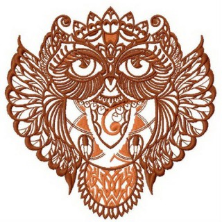 Owl granny 3 embroidery design - Embroidery Design