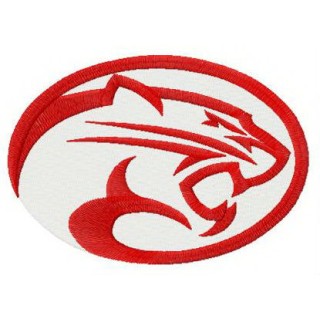 Houston Cougars secondary logo simple embroidery design - Embroidery Design