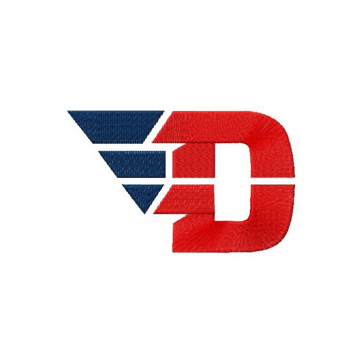 Dayton Flyers logo embroidery design - Embroidery Design
