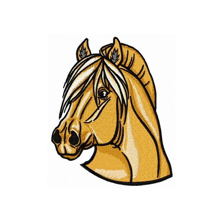 Red horse 4 embroidery design - Embroidery Design