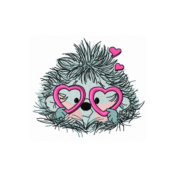 My prickly Valentine 4 embroidery design - Embroidery Design
