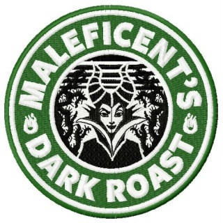 Maleficent's dark roast embroidery design - Embroidery Design