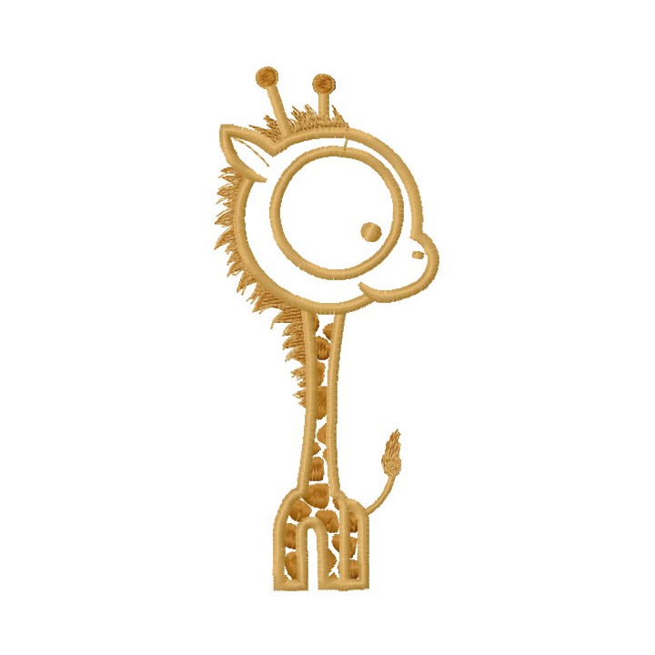 Little giraffe embroidery design - Embroidery Design