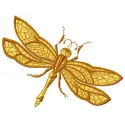 Preview of Dragonfly 2 embroidery design showcasing intricate stitching patterns and vibrant details.