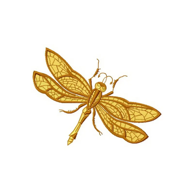 Preview of Dragonfly 2 embroidery design showcasing intricate stitching patterns and vibrant details.