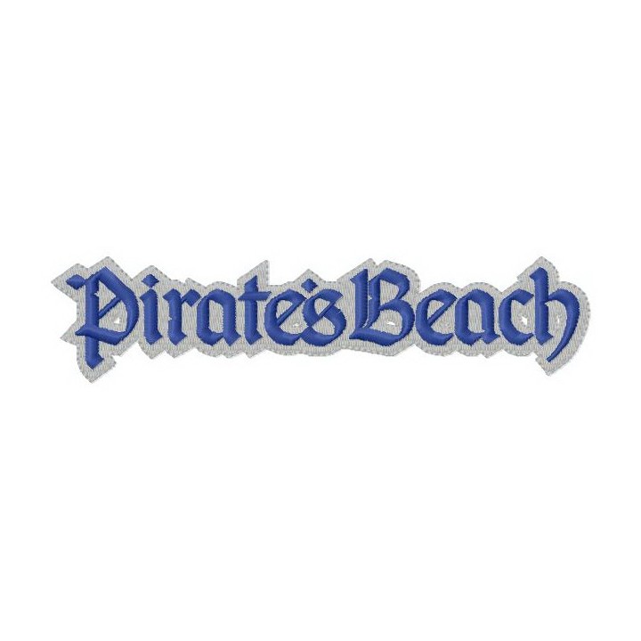 Pirate's beach surfing team 6 embroidery design - Embroidery Design