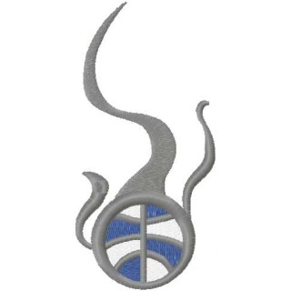 Washington Mystics logo 2 embroidery design - Embroidery Design