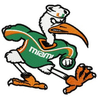 Sebastian the Ibis embroidery design - Embroidery Design