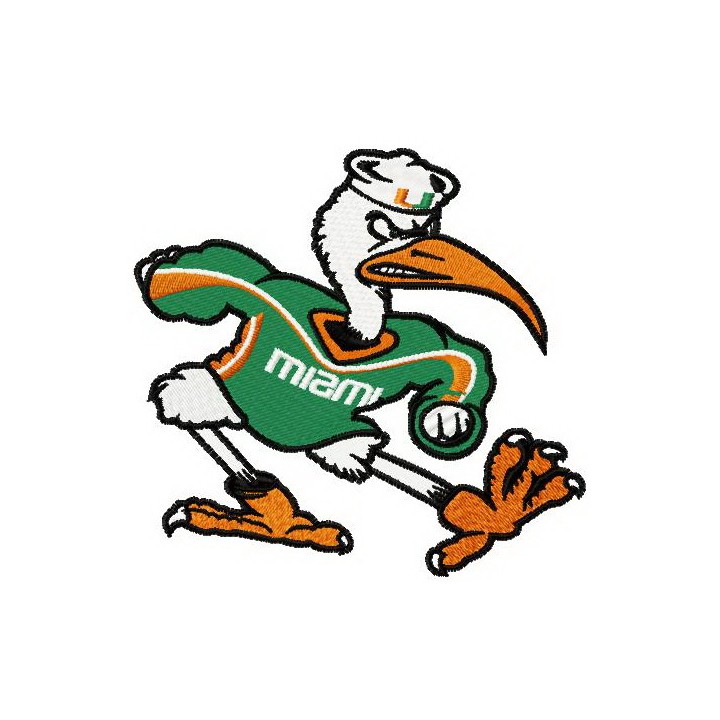 Sebastian the Ibis embroidery design - Embroidery Design