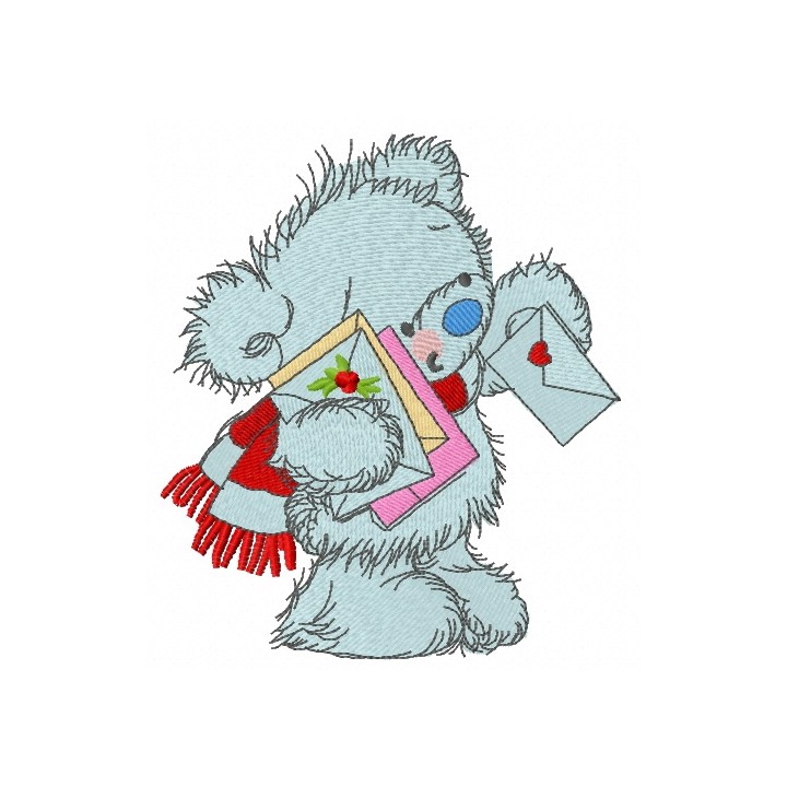 Letter for Santa 4 embroidery design - Embroidery Design