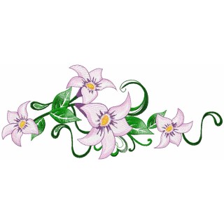 Lily 10 embroidery design - Embroidery Design