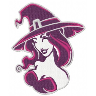 Sexy witch 10 embroidery design - Embroidery Design