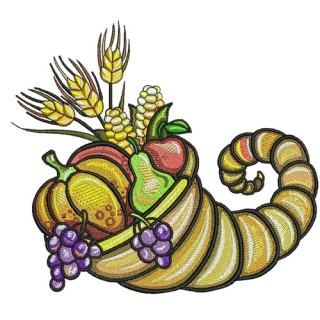 Thanksgiving day 7 embroidery design - Embroidery Design