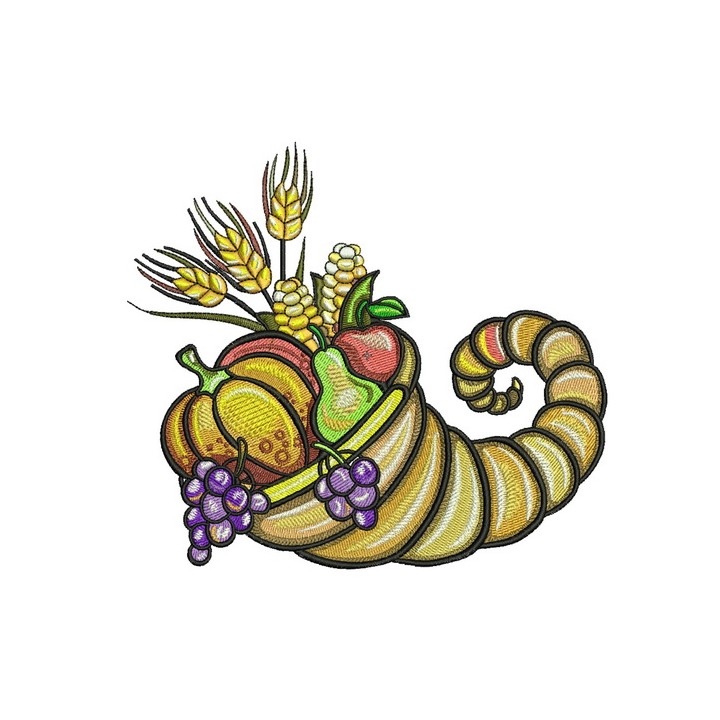 Thanksgiving day 7 embroidery design - Embroidery Design