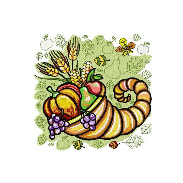Thanksgiving day 6 embroidery design - Embroidery Design
