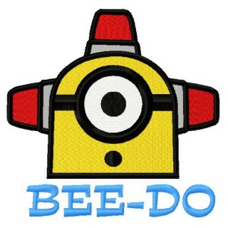 Alarming Minion 3 embroidery design - Embroidery Design