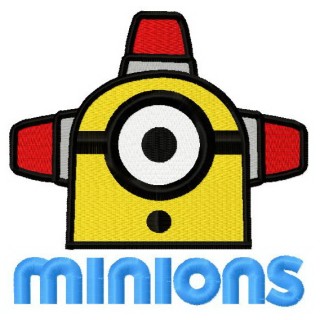 Alarming Minion 2 embroidery design - Embroidery Design
