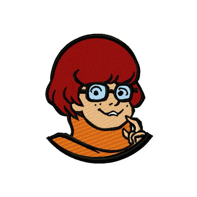 Preview of Velma 3 embroidery design featuring Scooby Doo characters for creative stitching projects.