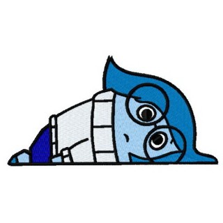 Sadness 2 embroidery design - Embroidery Design