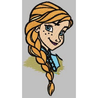 Anna Frozen 4 embroidery design - Embroidery Design