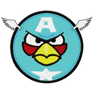 Bird Blue 2 embroidery design - Embroidery Design