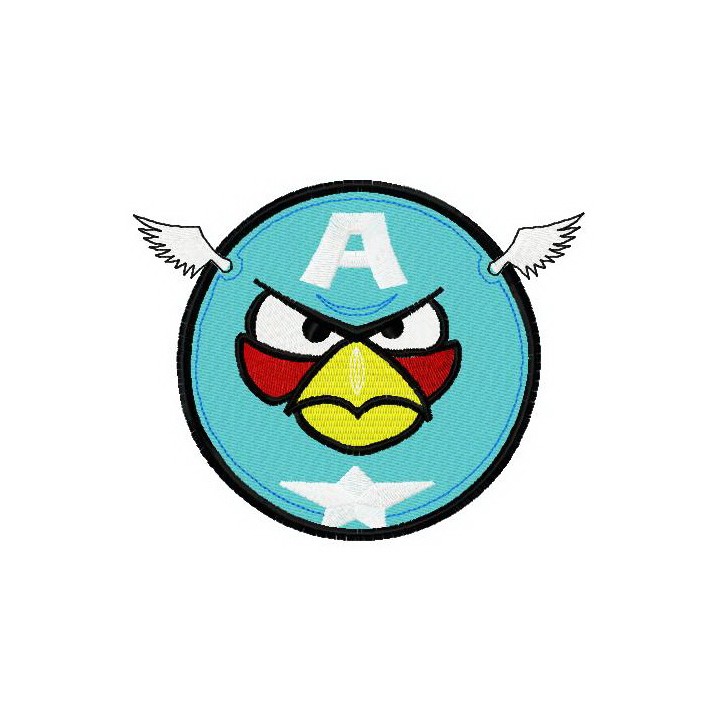 Bird Blue 2 embroidery design - Embroidery Design